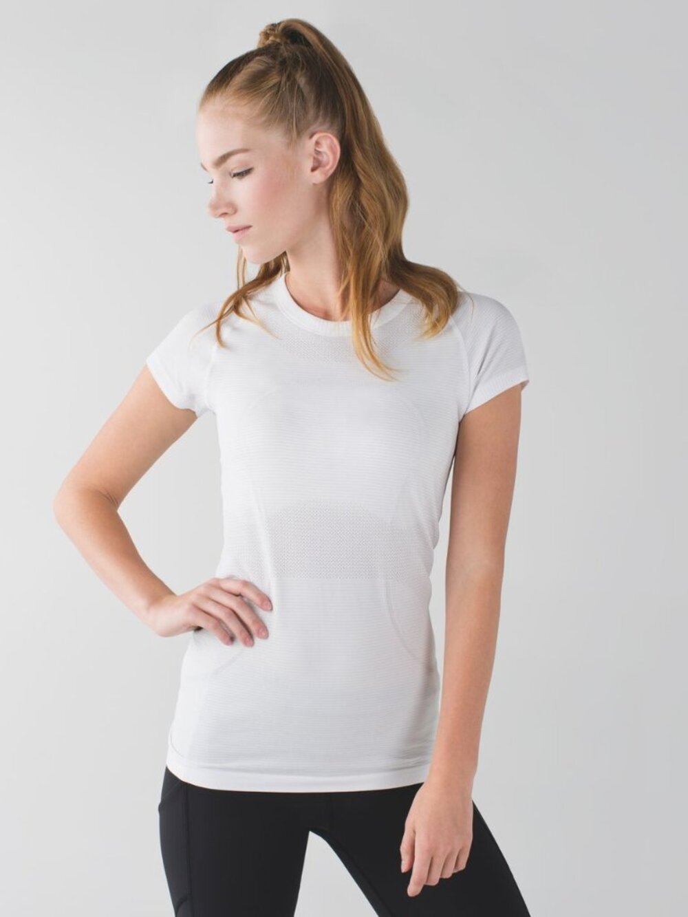 Lululemon Swiftly Tech Short Sleeve White Size 4